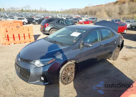 2014 Toyota Corolla S Premium from USA, damaged, VIN 2T1BURHE5EC140771